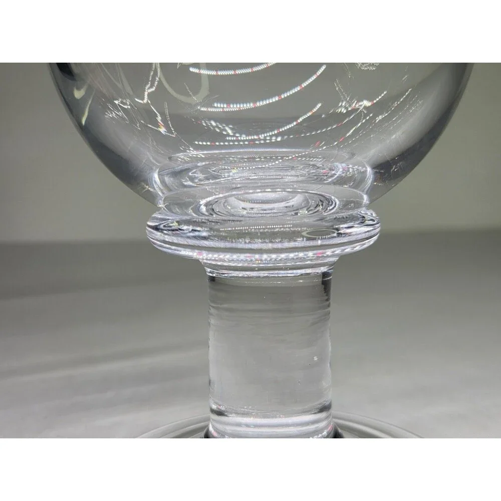 Simon Pearce Essex Water Goblet Glass 6.5